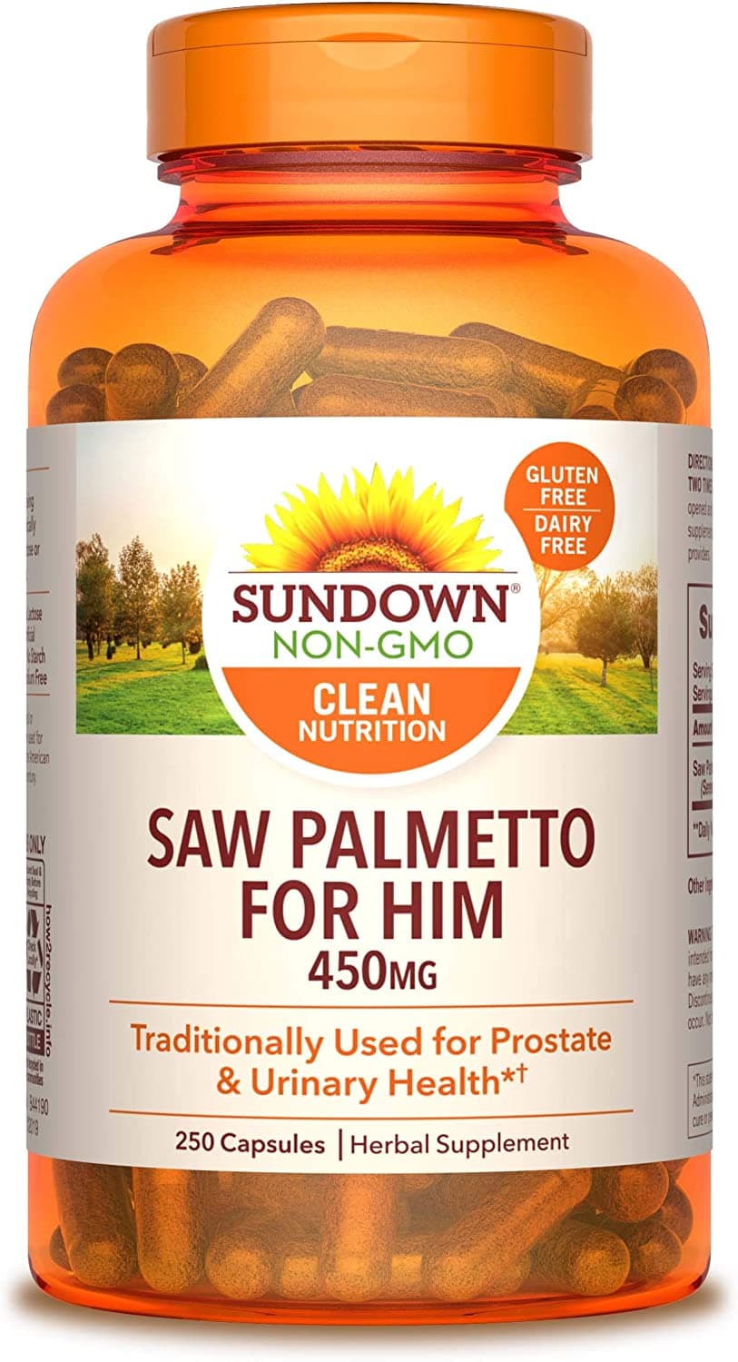 Naturals Saw Palmetto, 450 mg, 250 Capsules by Sundown