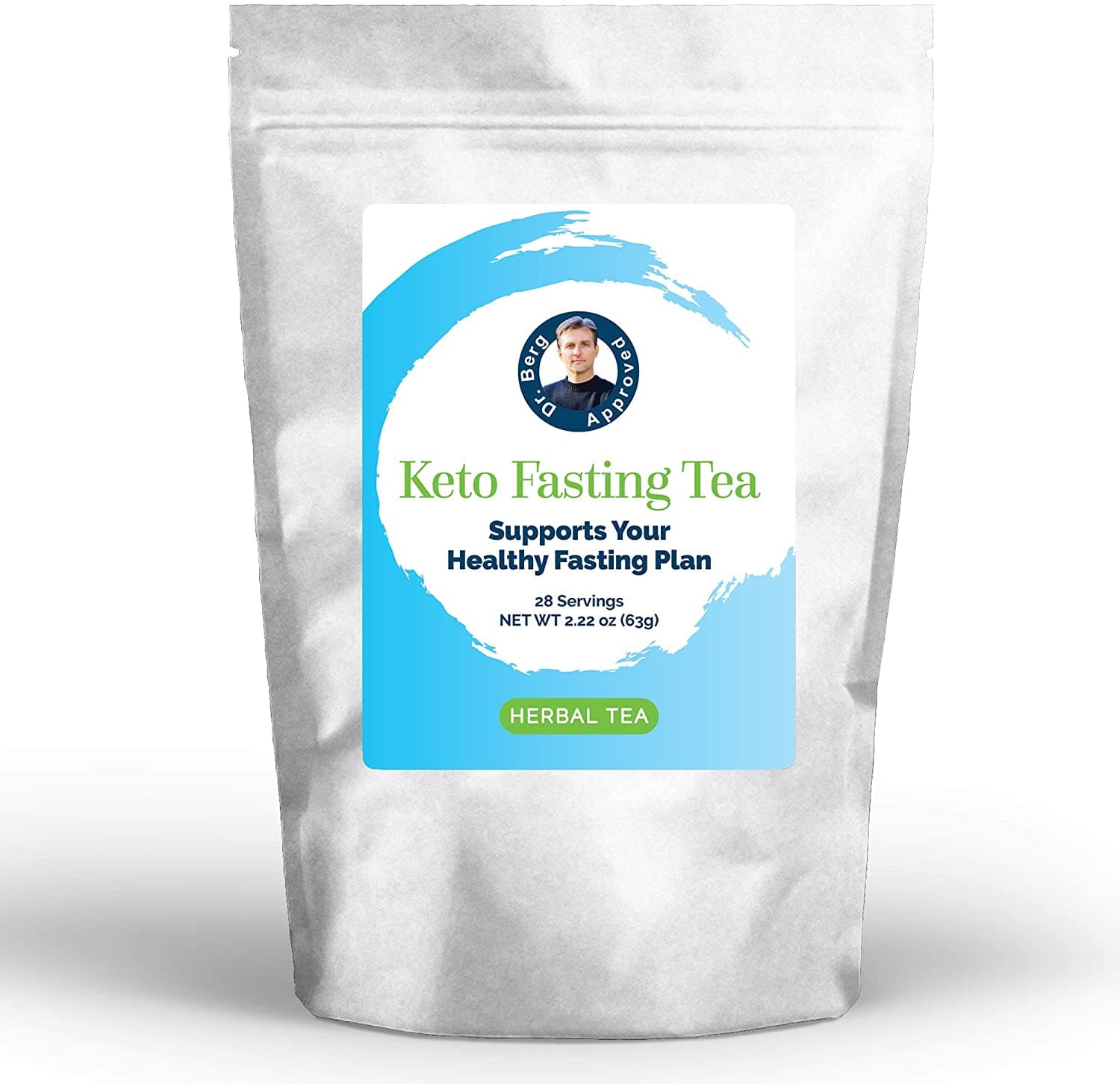 Dr. Berg's Keto Fasting Tea, Appetite Suppressant, Help Reduce Hunger, Metabolism & Energy Support