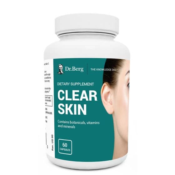 clear skin, 60 Capsules by Dr Berg's