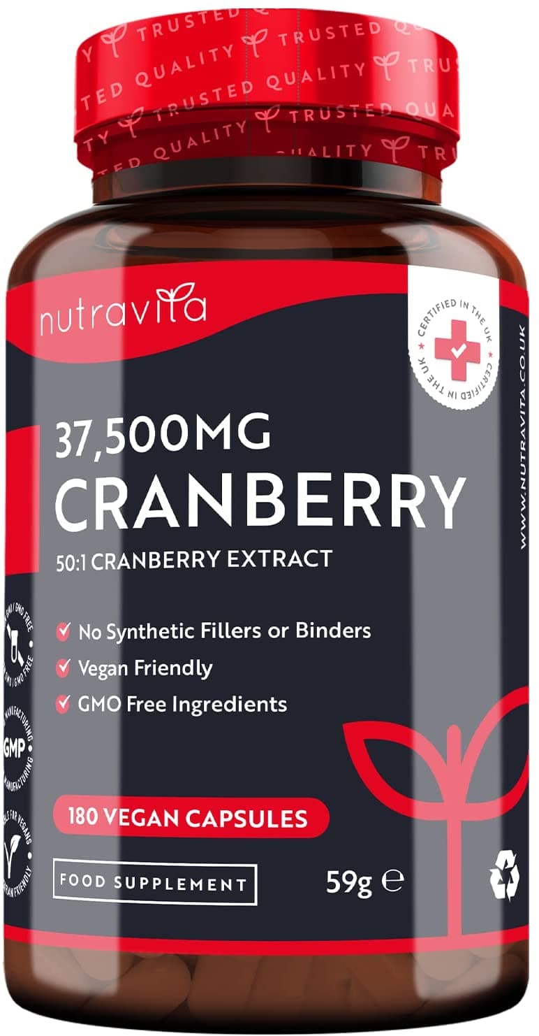 Nutravita, Cranberry 37500mg,180 Capsules