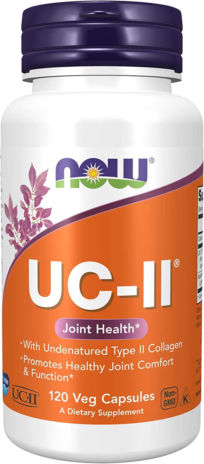 NOW Supplements, UC-II Type II Collagen with Undenatured Type II Collagen, 120 Veg Capsules
