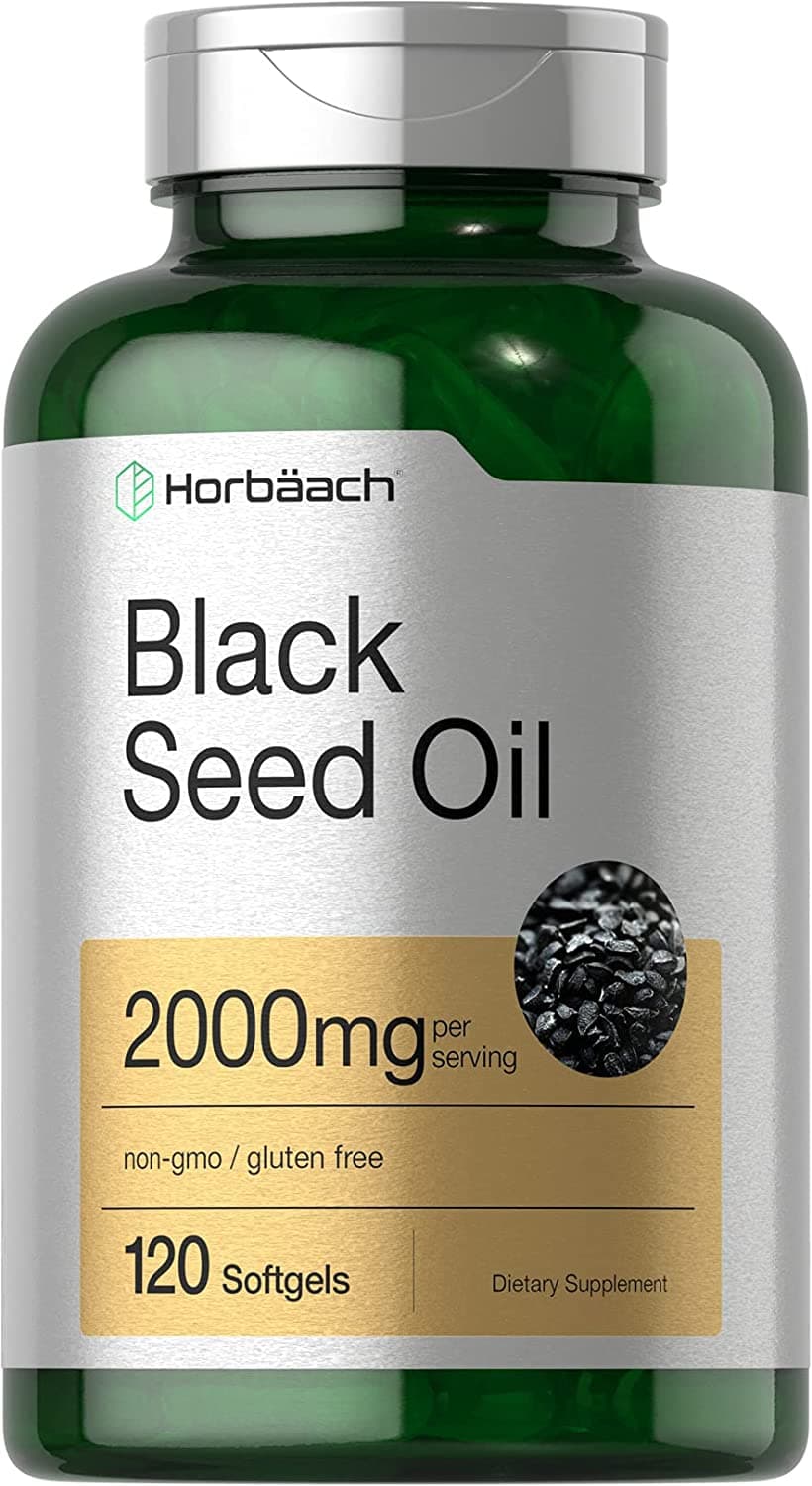 Horbaach Black Seed Oil 2000mg | 120 Softgel Capsules