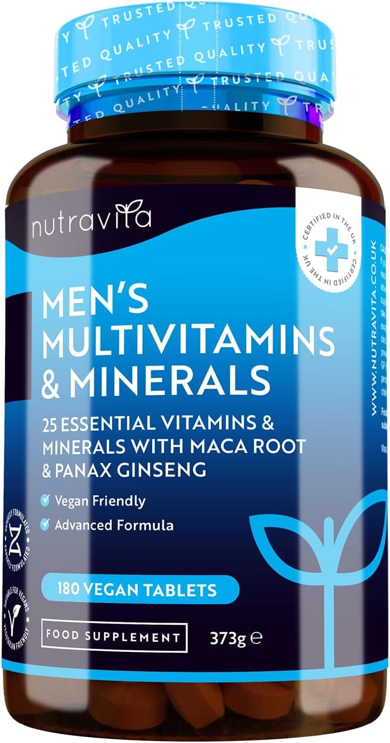 Nutravita, Men's Multivitamins and Minerals, 180 Tablets 