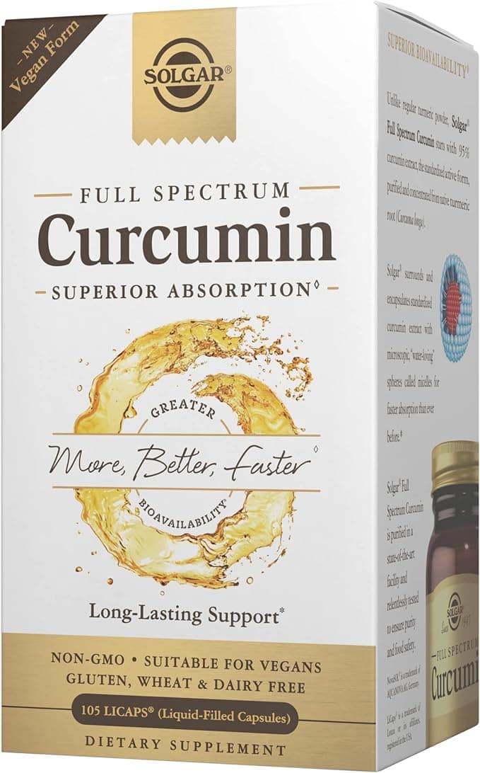 Solgar, Full Spectrum Curcumin, 105 LiCaps