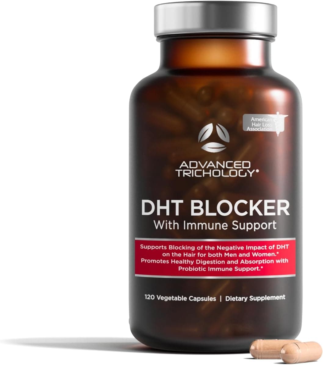 Advanced Trichology Hair Growth Supplement DHT BLOCKER, 120 Capsules by Advanced Trichology