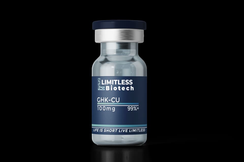 GHK-Cu High-Purity Peptide, 100 mg by Limitless biotech