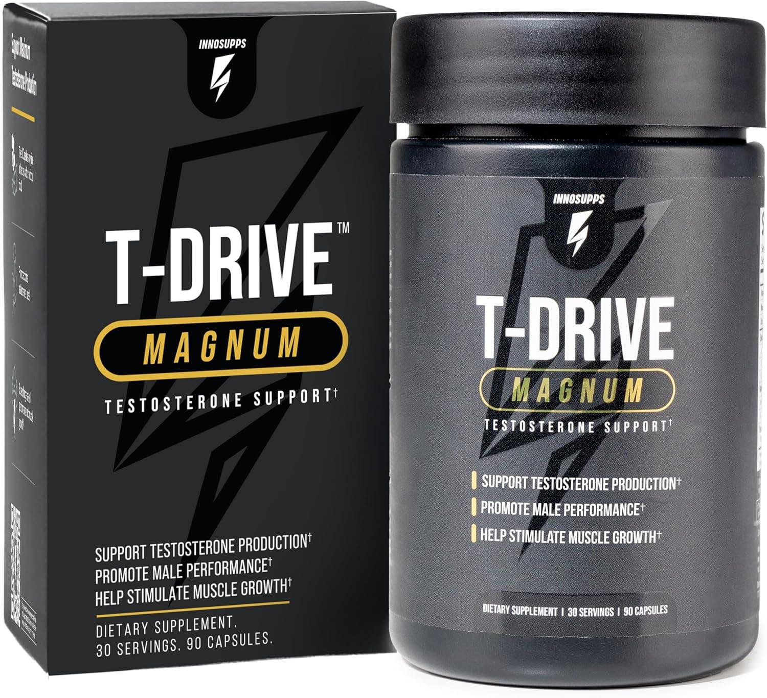 Innosupps T-Drive Magnum Men’s Vitality Support, 90 Capsules