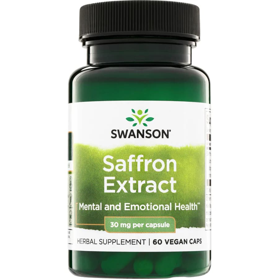SWANSON VITAMINS SAFFRON EXTRACT, 30 mg, 60 Vegan Capsules