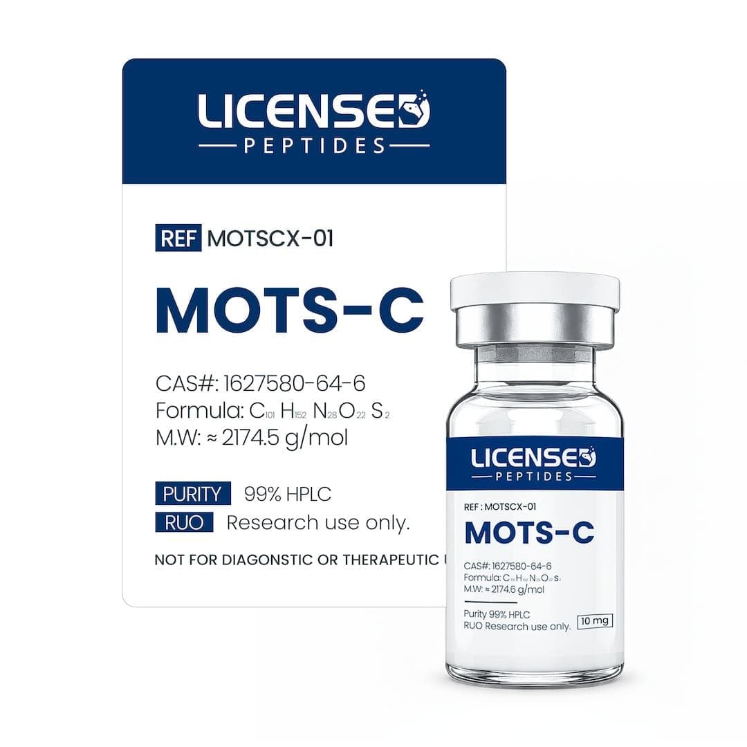 ببتيد MOTS-c من Licensed Peptides (10 مجم) | ببتيد بحثي