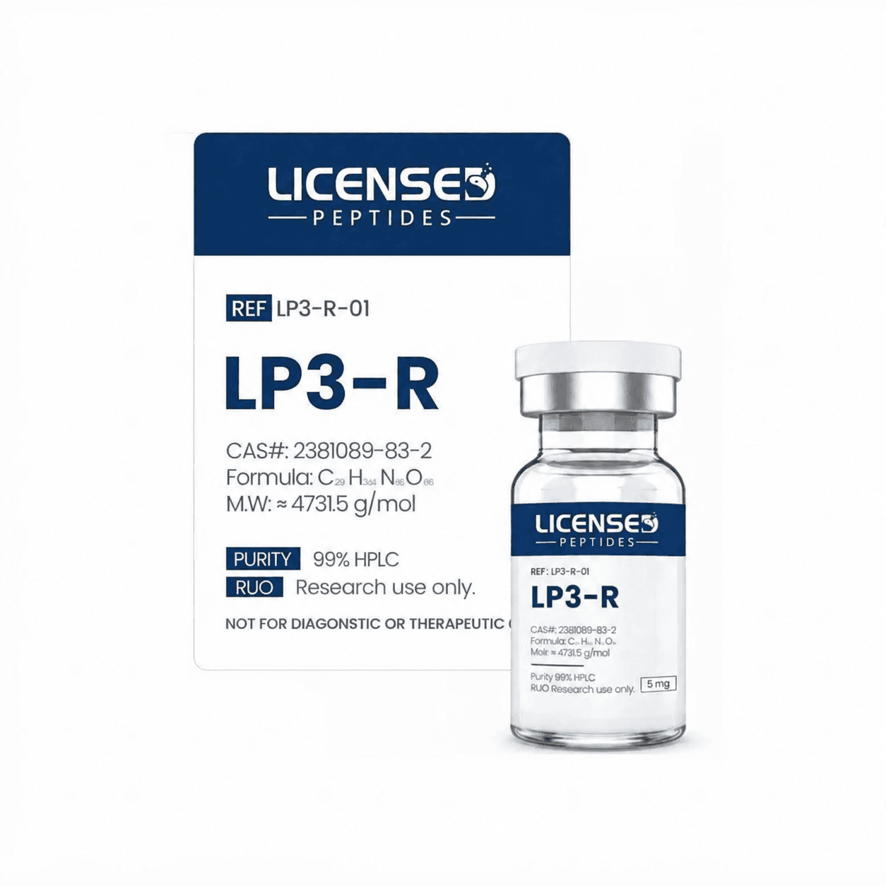 Licensed Peptides LP3-R 5mg ببتيد مخصص