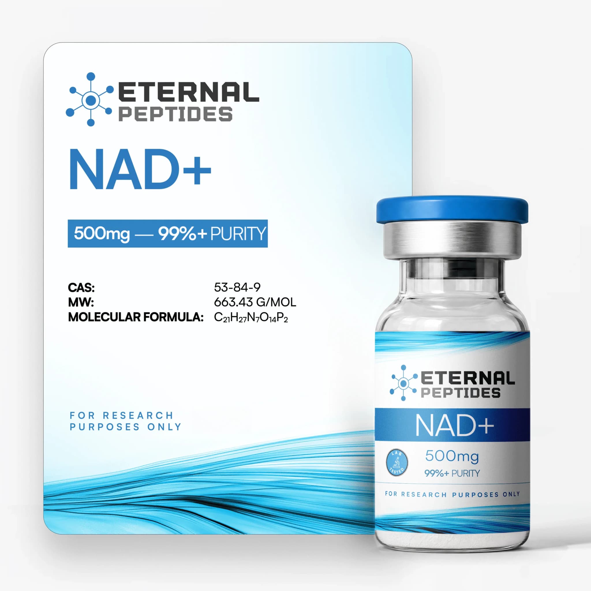 Eternal Peptides NAD+ 500mg Research Compound