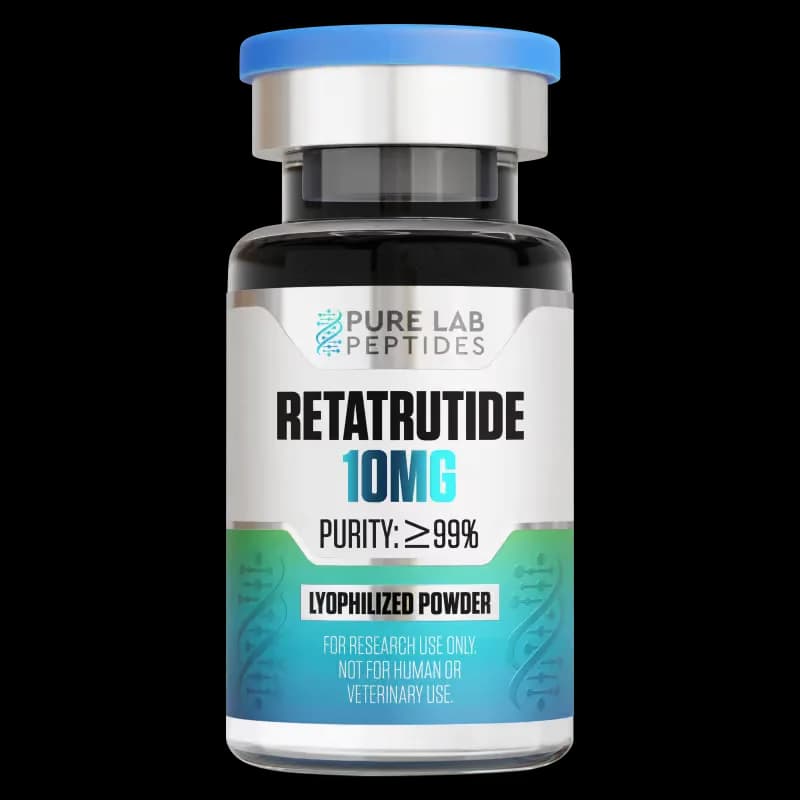 Pure lab peptides Pure lab peptides Retatrutide 10mg Peptide – Verified Purity for Advanced Metabolic & Weight Research