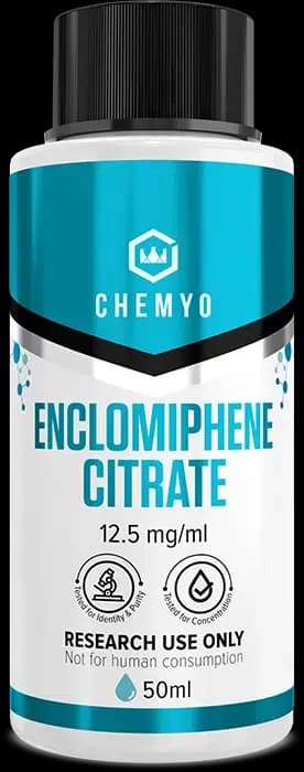 Chemyo {Damaged Bottle} Enclomiphene Citrate Solution 12.5mg - Ultimate Natural Testosterone Optimization | 50ml