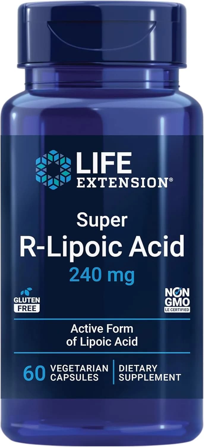 Life Extension Super R-Lipoic Acid, 60 Capsules by Life Extension