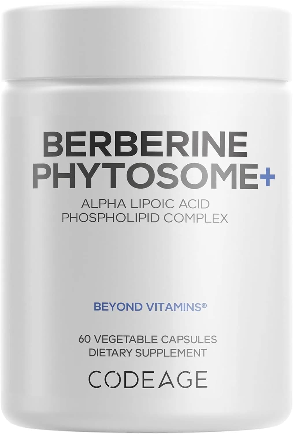 Codeage Codeage Berberine Phytosome – Best Absorbed Supplement for Insulin | 60 Capsules