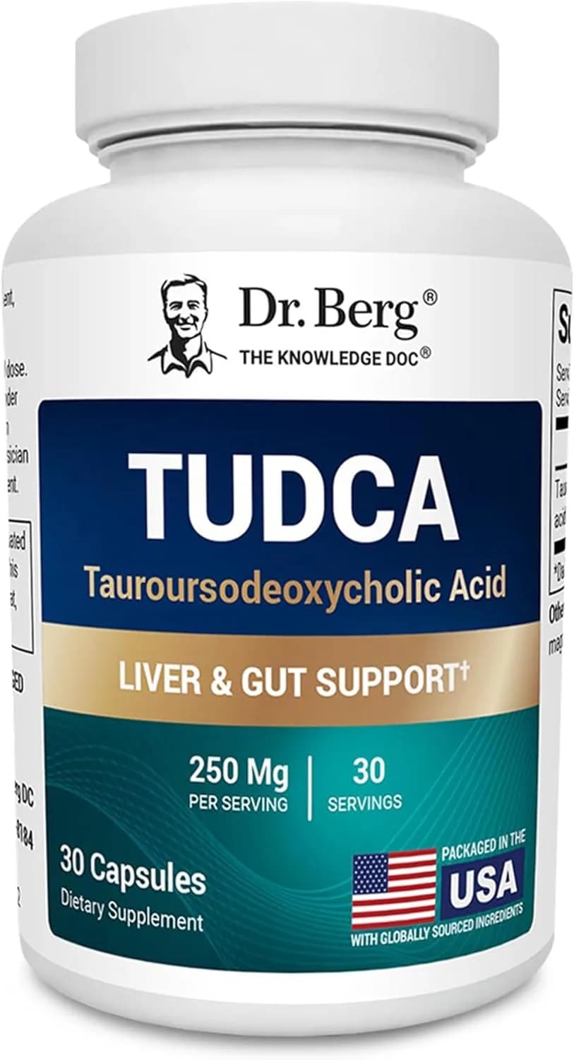 Dr Berg's Dr. Berg's TUDCA Supplement | Liver & Gallbladder Support | 30 Capsules