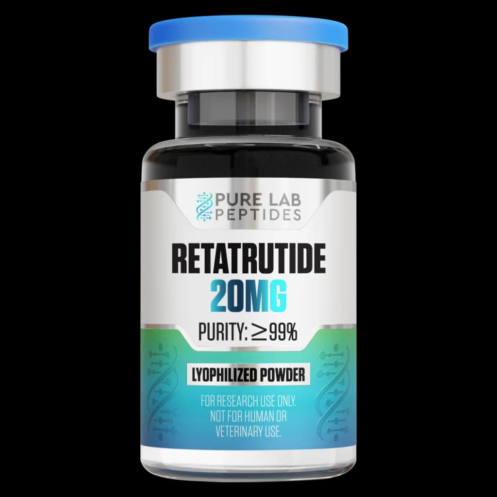 Pure lab peptides Pure lab peptides Retatrutide 20mg Peptide | Revolutionary Tri-Agonist Research