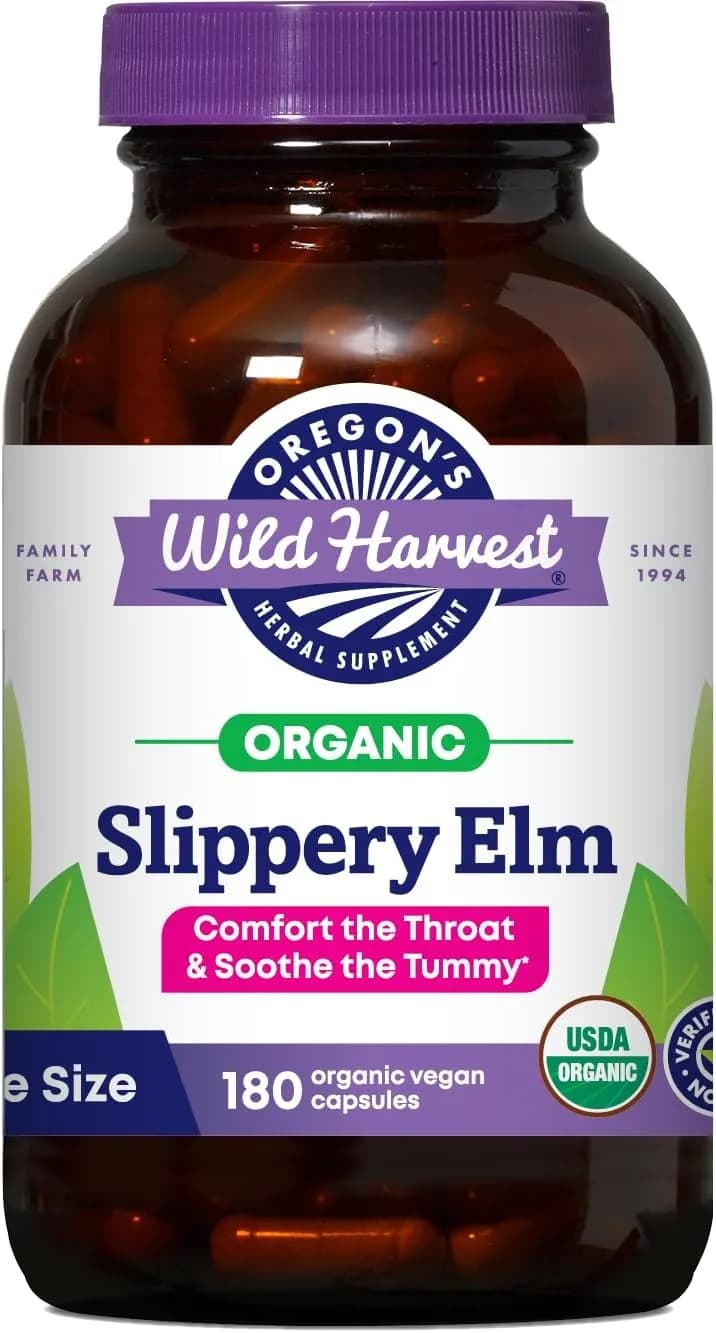 Oregon's Wild Harvest Oregon’s Wild Harvest Slippery Elm | 180 Organic Capsules