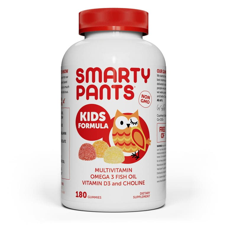 SmartyPants Kids Formula Multivitamin, 180 Gummies