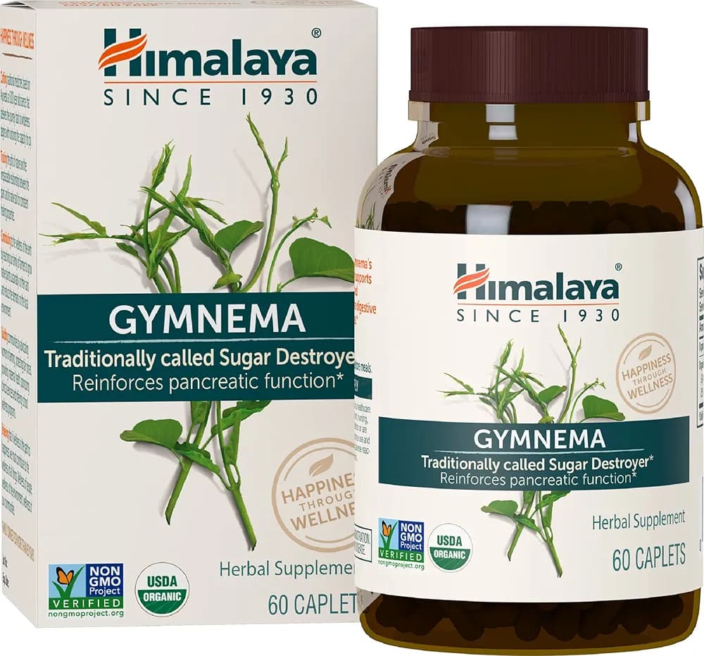 Himalaya Organic Gymnema | Sugar Support | 60 Vegan Caplets