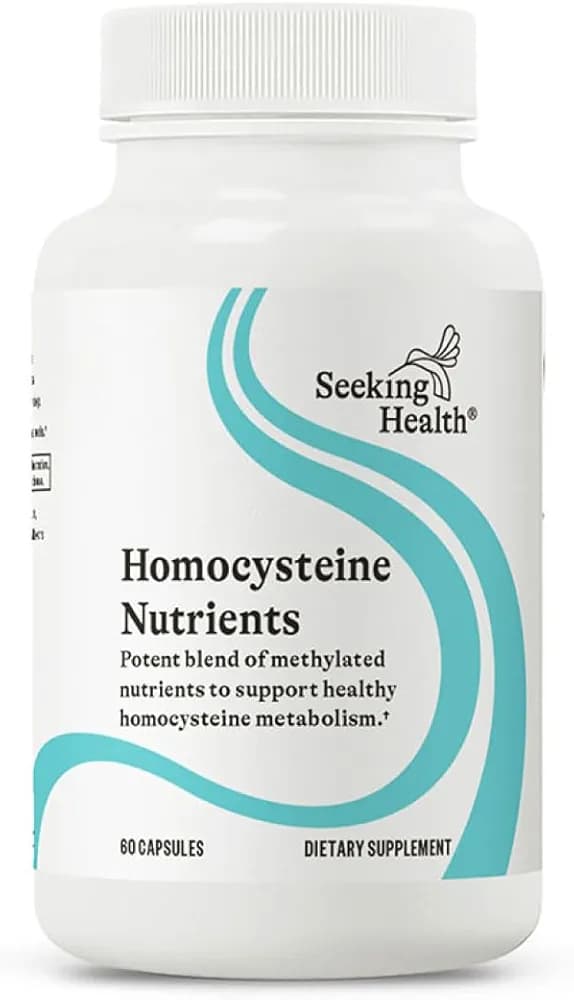 Seeking Health Homocysteine Nutrients | MTHFR & Heart Support | 60 Capsules