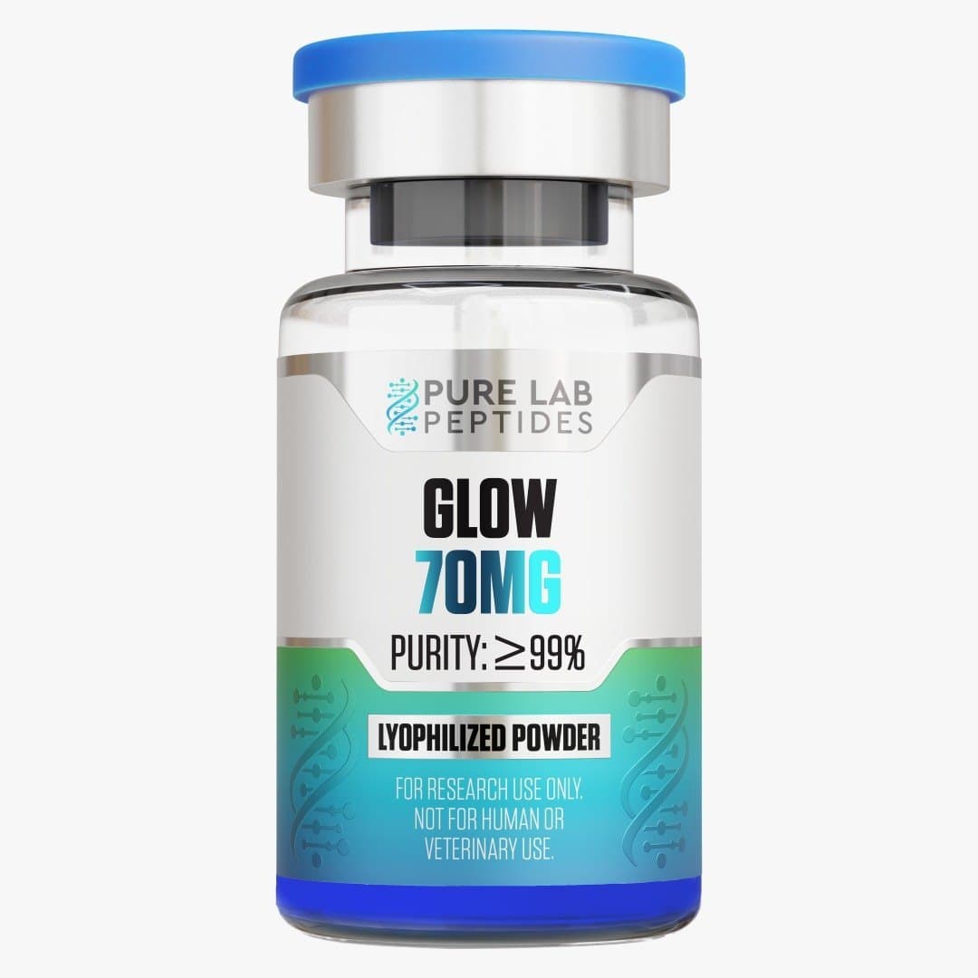 Pure Lab Peptides GLOW 70mg Blend | Advanced Skin & Tissue Regeneration