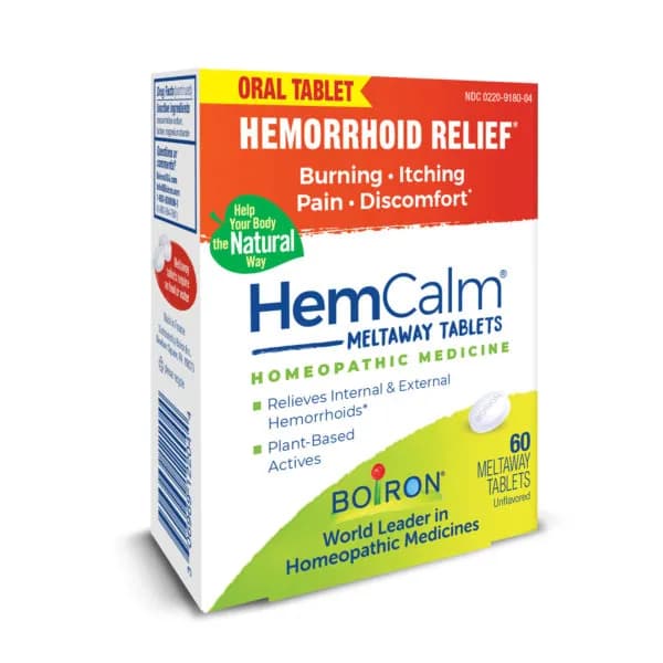 Boiron Boiron HemCalm Meltaway Tablets – 60 Tablets