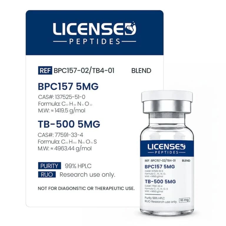Licensed peptides Licensed Peptides BPC-157 TB-500 Blend Research Peptide