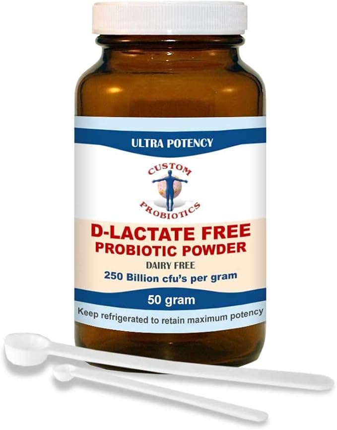 Custom Probiotics Custom Probiotics D-Lactate Free Probiotics Powder 50g