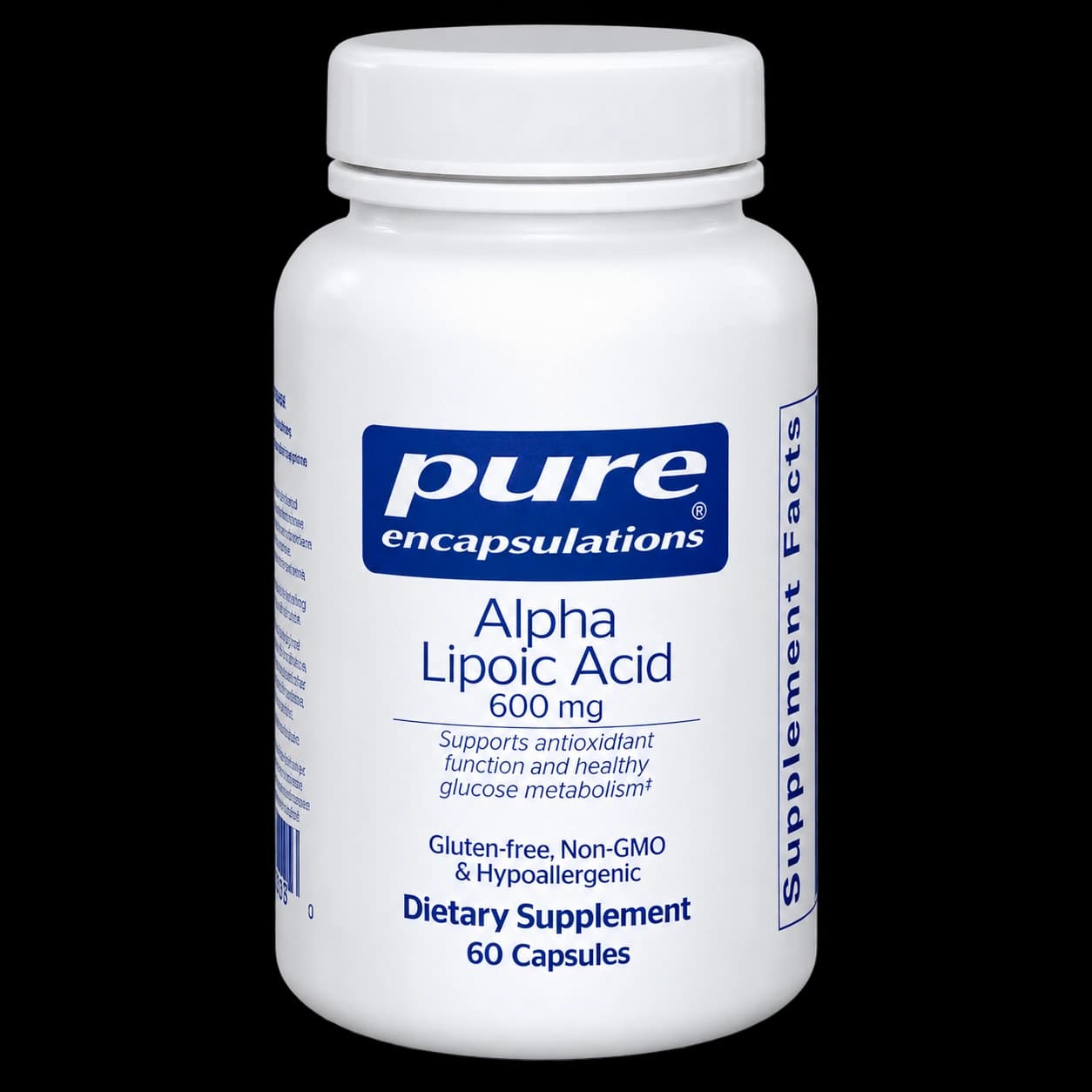 PURE ENCAPSULATIONS Pure Encapsulations Alpha Lipoic Acid 600 mg – 60 Vegetarian Capsules